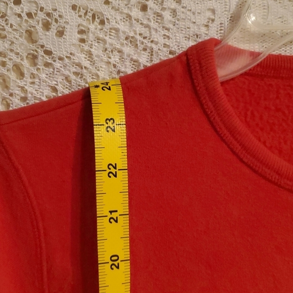 VTG 2000's Calvin Klein Jeans red sweatshirt sz L - Picture 10 of 12